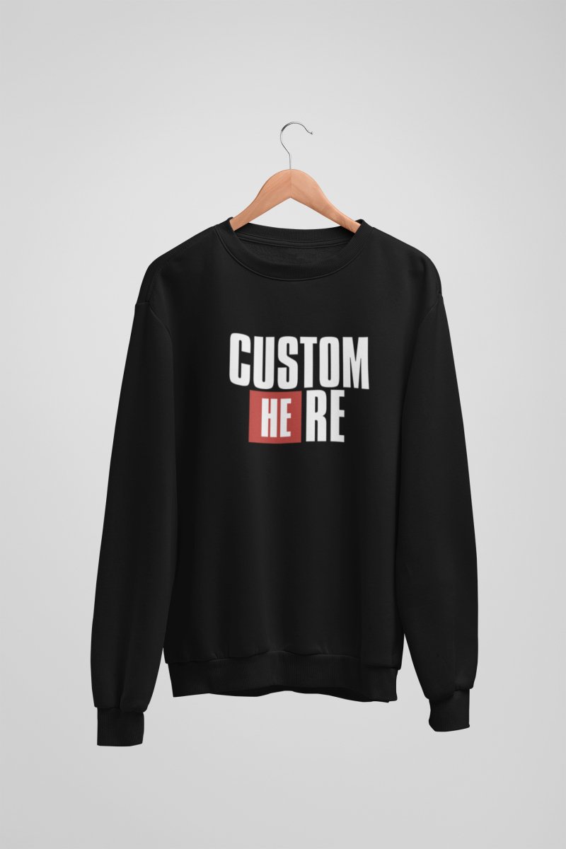 Sweatshirt Personnalisable Adulte Papel - theseriesworld